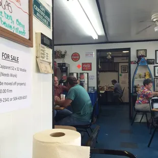 That diner you can grab a heck of a burger and buy a mobile home in the same sitting.  #love