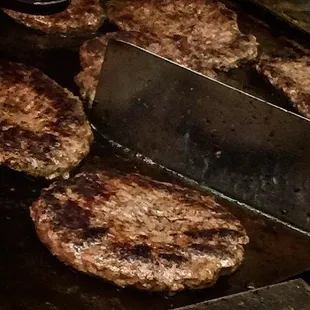 Burgers on the grill!