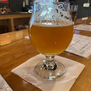 Yummy beer! Great service! Excellent selection of light beers.