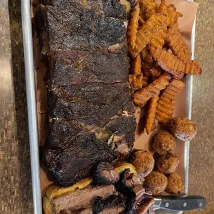 Tennessee ribs and brisket combo