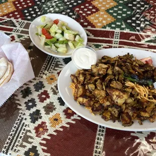 Chicken Shawarma meal