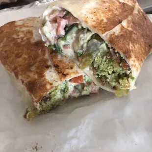 Falafel sandwich