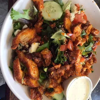 Crispy Buffalo Chicken Salad