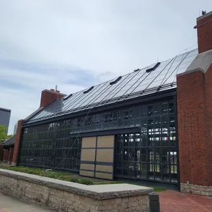 Shelter, getting a little work done during our visit.