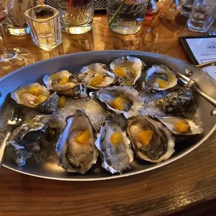 Half shell oysters!