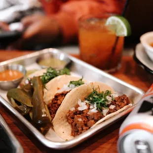 tacos, food