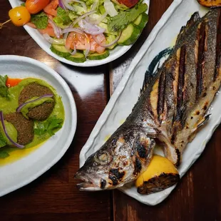 food, grilled fish, fish, grilled seafood, seafood