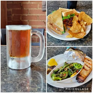 Alaskan Amber, BLT, Grilled Salmon