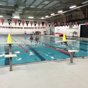 The pool area - morning - no crowds
