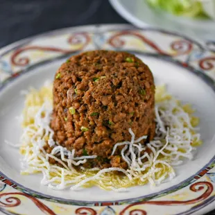 Minced Chicken Lettuce Wraps