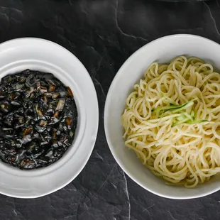 Black Bean Noodles (aka Jajiangmyun)