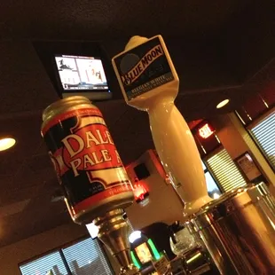 a beer on a bar