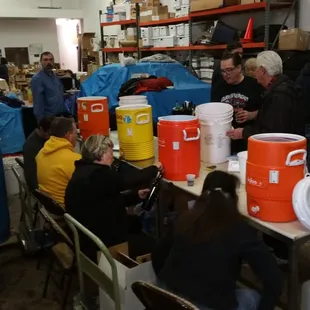 Worker bees hard at work