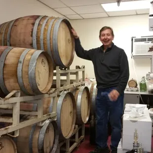 Climate controlled barrel room