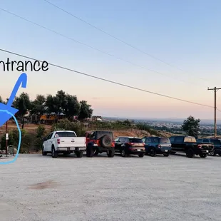 Had to look a little for the entrance in the parking lot