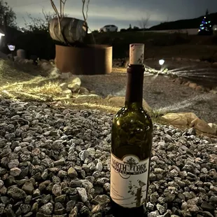 A fountain the owner designed and created