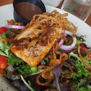 Cedar Plank Salmon Salad
