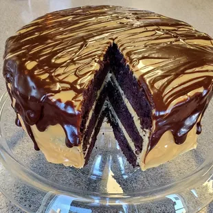Homemade Chocolate Peanut Butter Cake