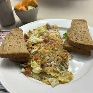 Western Omelette with egg whites