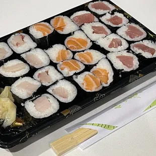 Maki Trio : Yellowtail, Salmon, Tuna $13.85 (Mar 2021)