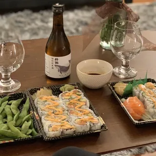 46 Spicy Scallop Avocado Cucumber Roll