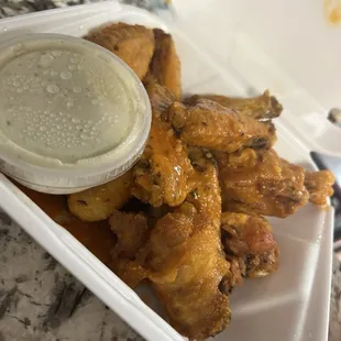 Buffalo Garlic Wings