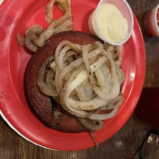 So tasteful fried Bologna