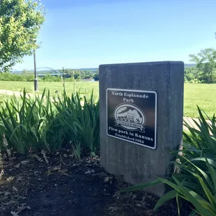 North Esplanade Park - The First Park in Kansas (Established 1854)