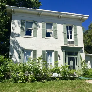The oldest home in Leavenworth, KS built in 1854 - North Esplanade Park