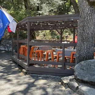 Outdoor seating
