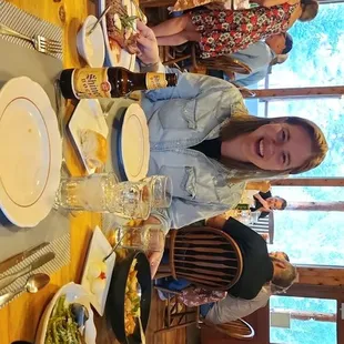 Flank steak, potato medley &amp; green beans