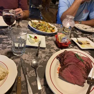 Beef tenderloin with horseradish and aus jus!