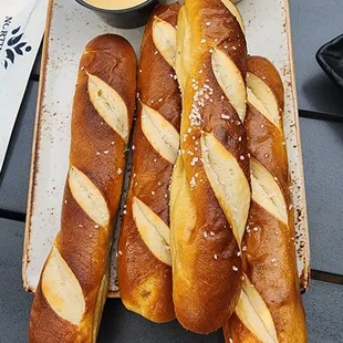 Bavarian pretzels