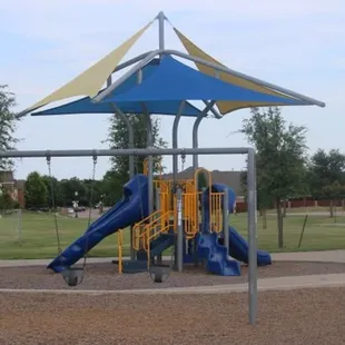Covered Playground. Photo by Happy Tails Pet Pal, LLC.