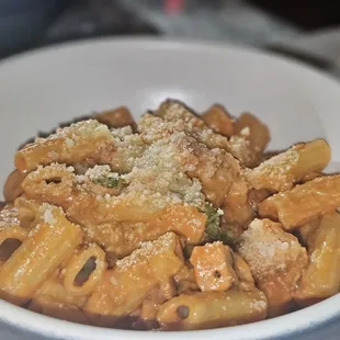 Spicy Rigatoni Vodka