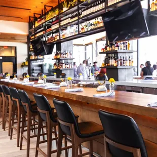 interior, sushi and sashimi