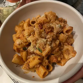 Spicy Rigatoni Vodka