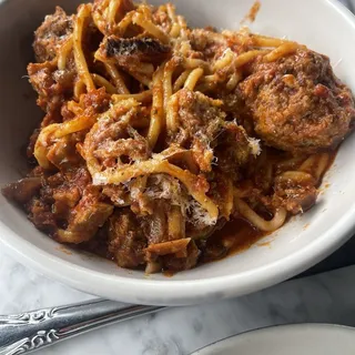 Crushed Meatball Ragu