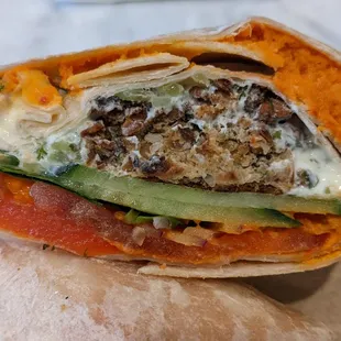 Falafel wrap