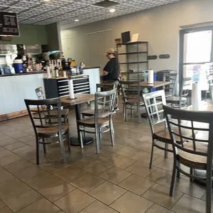 Inside view - seating area