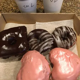 1 Dozen Chocolate Iced Donuts