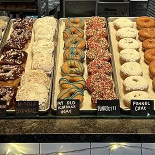 Today's donut selection