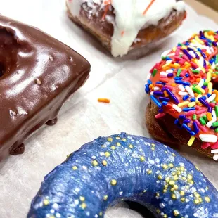 a variety of doughnuts