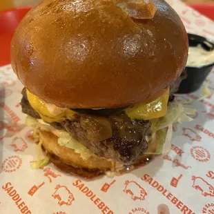 Saddleberk burger