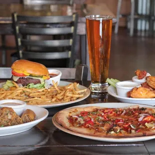 chicken wings and fried chicken, food