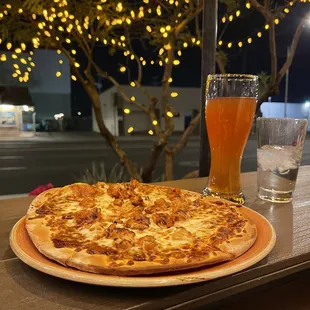 Buffalo chicken pizza