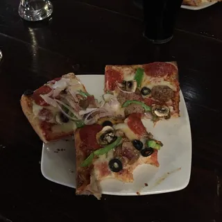 Meat and Veggie Pizza