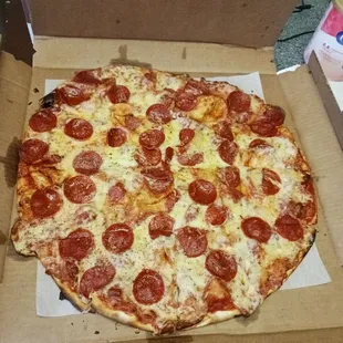 Pepperoni pizza