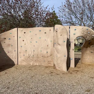 Bouldering wall