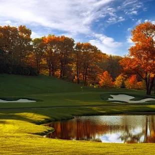 Fall colors on hole 15